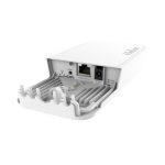 Imagen del Mikrotik RBWAPG-60ADKIT, un punto de acceso inalámbrico blanco con velocidad de 1000 Mbit/s y soporte para Energía sobre Ethernet