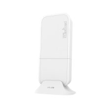 Router inalámbrico Mikrotik wAP ac LTE6 con velocidad de 1167 Mbps en color blanco, soporte para Energía sobre Ethernet (PoE) y SKU RBWAPGR-5HACD2HND&R11E-LTE6
