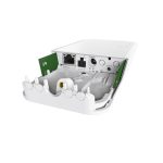 Router inalámbrico Mikrotik wAP 4G kit, 300 Mbit/s en color blanco con PoE. SKU: RBWAPR-2ND&R11E-4G