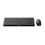 Philips 3000 series SPT6307B/16, teclado universal RF inalámbrico QWERTY en inglés, color negro. SKU: SPT6307B/16