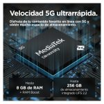 Motorola moto g55 5G con pantalla de 16,5 cm (6.49 pulgadas), SIM doble, Android 14, USB Tipo C, 8 GB RAM, 256 GB almacenamiento, batería 5000 mAh, color gris. SKU: PB5U0013SE