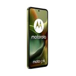 Smartphone Motorola Moto G15 en color verde con pantalla de 6.72 pulgadas, 8 GB de RAM, 512 GB de almacenamiento, batería de 5200 mAh y soporte para doble SIM. SKU PB6E0028ES.
