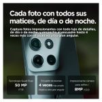 Motorola Moto G15 con pantalla de 6.72 pulgadas, Android 15, 4G, USB Tipo C, 8GB RAM, 512GB almacenamiento, batería de 5200 mAh, color azul claro. SKU: PB6E0059IT