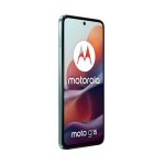 Motorola Moto G15 con pantalla de 6.72 pulgadas, Android 15, 4G, USB Tipo C, 8GB RAM, 512GB almacenamiento, batería de 5200 mAh, color azul claro. SKU: PB6E0059IT