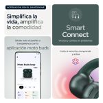 Auriculares inalámbricos Motorola moto buds loop, gancho de oreja, ideales para llamadas, música, deporte y uso diario, Bluetooth, color verde, SKU PG38C07165