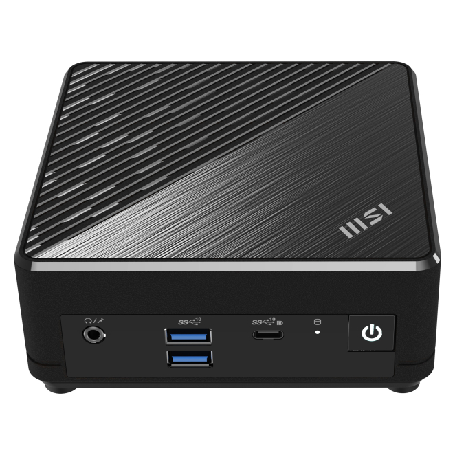 MSI Cubi N ADL-047BES 0,69 l tamaño PC Negro N100 4 MSI Cubi N ADL-047BES vistas conectividad