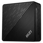 Barebone MSI Cubi N ADL-047BES con tamaño compacto de 0,69 litros en color negro y procesador Intel N100, SKU 00-B0A911-047