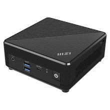 Barebone MSI Cubi N ADL-047BES con tamaño compacto de 0,69 litros en color negro y procesador Intel N100, SKU 00-B0A911-047