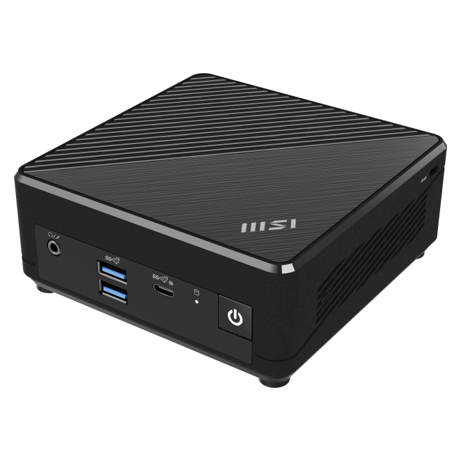 MSI Cubi N barebone tamaño compacto con procesador N100 Barebone MSI Cubi N ADL-047BES con tamaño compacto de 0,69 litros en color negro y procesador Intel N100, SKU 00-B0A911-047
