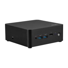 MSI Cubi NUC 1M Mini PC negro con procesador Intel Core 3 100U, almacenamiento HDD+SSD, SKU 00B0B111-208