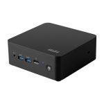 MSI Cubi NUC 1M Mini PC negro con procesador Intel Core 3 100U, almacenamiento HDD+SSD, SKU 00B0B111-208