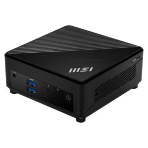 PC compacto MSI Cubi 5 12M-001BEU, tamaño de 0.66L, color negro, procesador Intel i7-1255U, SKU 936-B0A811-087.