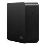 Imagen del MSI Cubi NUC 1MG-014BEU mini PC en color negro con procesador Intel SoC, SKU 936-B0B111-089