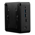 Imagen del MSI Cubi NUC 1MG-014BEU mini PC en color negro con procesador Intel SoC, SKU 936-B0B111-089