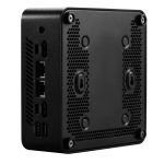 Imagen del MSI Cubi NUC 1MG-014BEU mini PC en color negro con procesador Intel SoC, SKU 936-B0B111-089