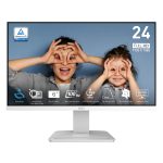 Imagen del MSI Pro MP2412W monitor para PC de 23.8 pulgadas con resolución 1920 x 1080 Pixeles Full HD LCD en color blanco, SKU 9S6-3BA9CH-074