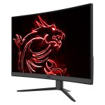 Imagen del monitor MSI G27CQ4 E2 de 27 pulgadas con resolución 2560 x 1440 píxeles en color negro. SKU 9S6-3CB01T-027.
