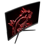Imagen del monitor MSI G27CQ4 E2 de 27 pulgadas con resolución 2560 x 1440 píxeles en color negro. SKU 9S6-3CB01T-027.