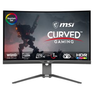 MSI MAG 275CQRF QD, pantalla para PC de 27 pulgadas, resolución 2560 x 1440 Pixeles, Wide Quad HD, color negro, SKU 9S6-3CD24T-001