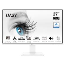 Monitor MSI Pro MP273AW, pantalla LED de 27 pulgadas, resolución Full HD 1920 x 1080, color blanco, SKU 9S6-3PB4CH-220