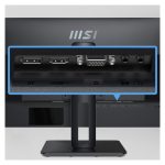 Monitor MSI Pro MP245PG de 60,5 cm (23.8 pulgadas) con resolución 1920 x 1080 pixeles Full HD, modelo SKU 9S6-3PC19M-007 en color negro