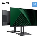 Monitor MSI Pro MP245PG de 60,5 cm (23.8 pulgadas) con resolución 1920 x 1080 pixeles Full HD, modelo SKU 9S6-3PC19M-007 en color negro