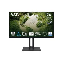 Monitor MSI Pro MP245PG de 60,5 cm (23.8 pulgadas) con resolución 1920 x 1080 pixeles Full HD, modelo SKU 9S6-3PC19M-007 en color negro