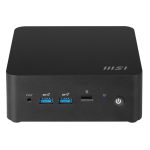 MSI Cubi NUC 1MG-263EU, Intel Core 5 120U, 16GB DDR5-SDRAM, 512GB SSD, Windows 11 Pro, Mini PC Negro muestra una computadora compacta y poderosa, SKU 9S6-B0B111-263.