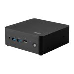 MSI Cubi NUC 1MG-263EU, Intel Core 5 120U, 16GB DDR5-SDRAM, 512GB SSD, Windows 11 Pro, Mini PC Negro muestra una computadora compacta y poderosa, SKU 9S6-B0B111-263.