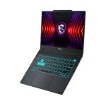 Portátil MSI Cyborg 14 A13VF-053XES con procesador Intel Core i5-13420H, pantalla de 14 pulgadas Full HD+, 16 GB de RAM DDR5, 512 GB SSD, tarjeta gráfica NVIDIA GeForce RTX 4060, Wi-Fi 6E, FreeDOS, color negro. SKU: 9S7-14P111-053.