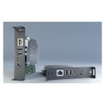 Imagen del NEC MPi4 MediaPlayer Kit en colores negro y verde, con 4 GB de LPDDR2-SDRAM y 32 GB de eMMC. SKU 100015639