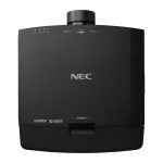 NEC PV710UL-B, proyector negro de alcance estándar 7100 lúmenes ANSI, tecnología 3LCD, resolución WUXGA (1920x1200), SKU 40001625