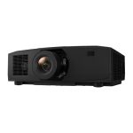 NEC PV710UL-B, proyector negro de alcance estándar 7100 lúmenes ANSI, tecnología 3LCD, resolución WUXGA (1920x1200), SKU 40001625