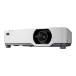 Proyector blanco de NEC modelo P525UL, 5000 lúmenes ANSI, tecnología 3LCD y resolución WUXGA 1920x1200, SKU 60004708
