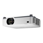 Proyector blanco de NEC modelo P525UL, 5000 lúmenes ANSI, tecnología 3LCD y resolución WUXGA 1920x1200, SKU 60004708