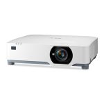 Proyector NEC NP-P605UL de alcance estándar con 6000 lúmenes ANSI, tecnología 3LCD y resolución WUXGA 1920x1200, color blanco, SKU 60004811