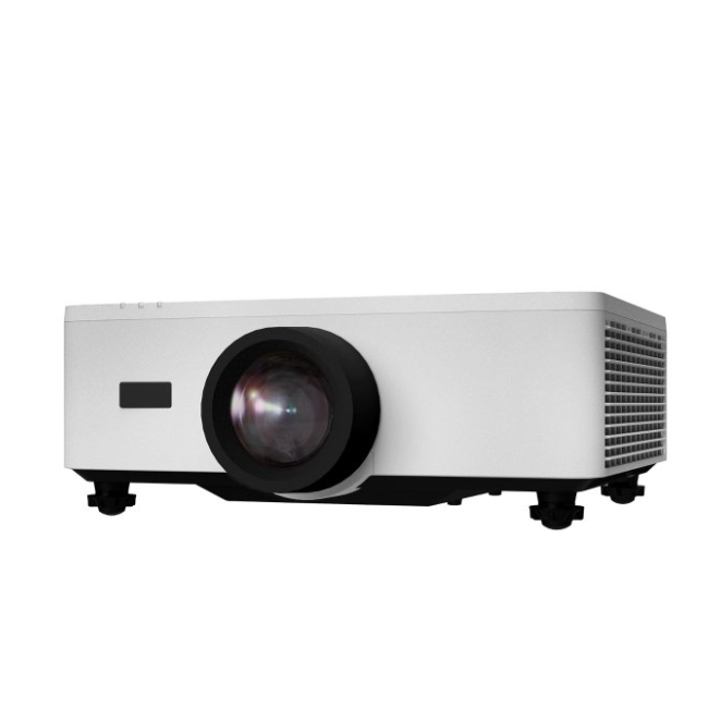 Sharp P601Q Proyector 4K para grandes espacios con 6000 lúmenes ANSI Imagen del proyector Sharp P601Q en color blanco, ideal para grandes espacios con una resolución UHD 4K (3840x2160) y 6000 lúmenes ANSI. SKU: 60006066