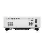 Imagen del proyector Sharp P601Q en color blanco, ideal para grandes espacios con una resolución UHD 4K (3840x2160) y 6000 lúmenes ANSI. SKU: 60006066