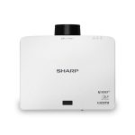 Sharp P721Q Proyector para grandes espacios con 7200 lúmenes ANSI, tecnología DLP, resolución UHD 4K 3840x2160, 3D color blanco. SKU 60006067