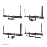 Neomounts AV2-500BL Kit de barra de video universal para monitores de 43 a 110 pulgadas, VESA, soporta hasta 10 kg
