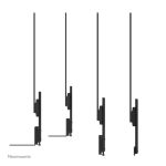 Neomounts AV2-500BL Kit de barra de video universal para monitores de 43 a 110 pulgadas, VESA, soporta hasta 10 kg