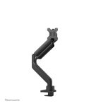 Brazo de monitor Neomounts DS70-450BL1, compatible con pantallas de 17 a 42 pulgadas, resorte de gas y tope a 180°.