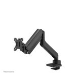 Brazo de monitor Neomounts DS70PLUS-450BL1 ajuste 17-49 pulgadas con resorte de gas y Topfix