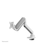 Brazo de monitor Neomounts DS70PLUS-450WH1 con resorte de gas, Topfix y capacidad para monitores de 17 a 49 pulgadas