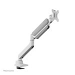 Brazo de monitor Neomounts DS70PLUS-450WH1 con resorte de gas, Topfix y capacidad para monitores de 17 a 49 pulgadas