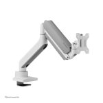 Brazo de monitor Neomounts DS70PLUS-450WH1 con resorte de gas, Topfix y capacidad para monitores de 17 a 49 pulgadas