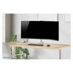 Neomounts DS70S-950WH1, brazo de monitor ajustable para pantallas de 17 a 49 pulgadas con resorte de gas y sistema Topfix. SKU DS70S-950WH1.