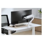 Neomounts DS70S-950WH1, brazo de monitor ajustable para pantallas de 17 a 49 pulgadas con resorte de gas y sistema Topfix. SKU DS70S-950WH1.