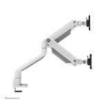Brazo de monitor Neomounts DS70S-950WH2 con soporte para monitores de 17-35 pulgadas, tecnología de resorte de gas y tope a 180 grados
