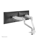 Brazo de monitor Neomounts DS70S-950WH2 con soporte para monitores de 17-35 pulgadas, tecnología de resorte de gas y tope a 180 grados